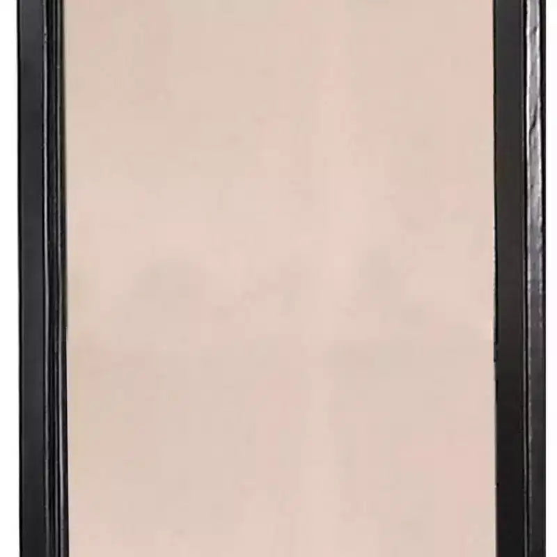 Specchio da parete rettangolare da 36" con cornice in legno nero