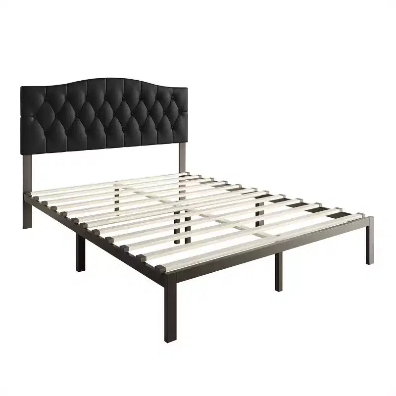 Letto a piattaforma ChaletPosh in lino
