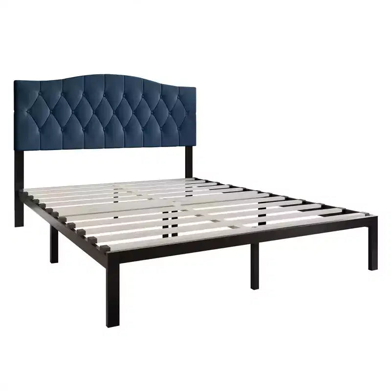 Letto a piattaforma ChaletPosh in lino