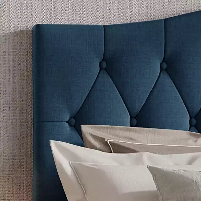 Letto a piattaforma ChaletPosh in lino