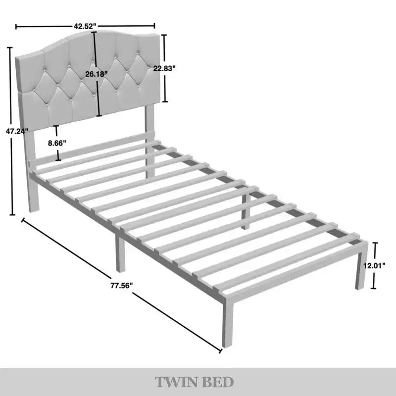 Letto a piattaforma ChaletPosh in lino